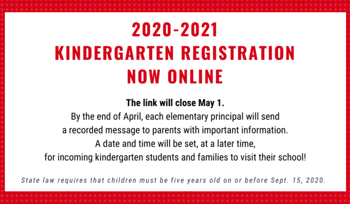 Kindergarten+registration+2020 2021