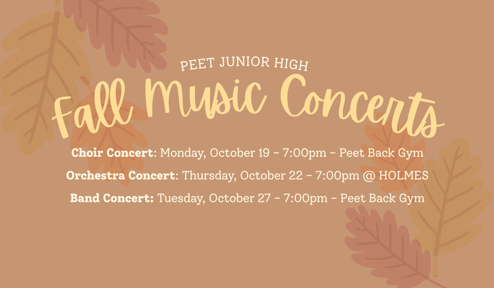 Peet+fall+concerts