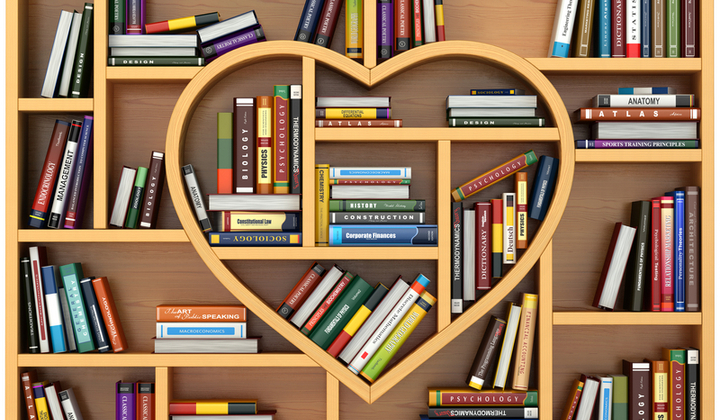 Heart+bookshelf