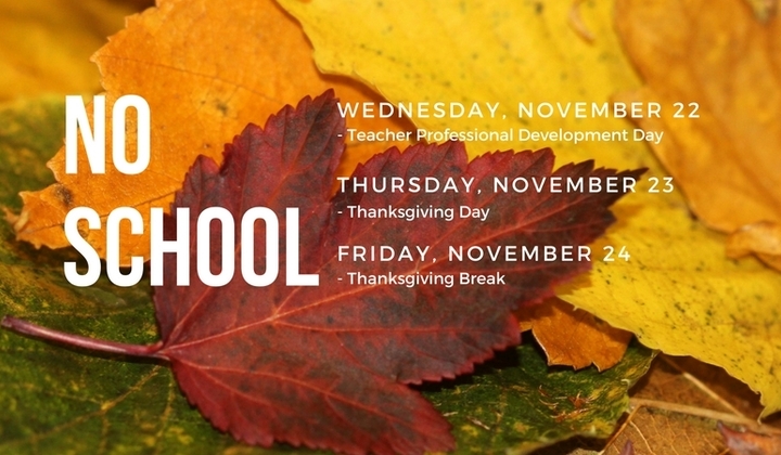 No+school+ +thanksgiving