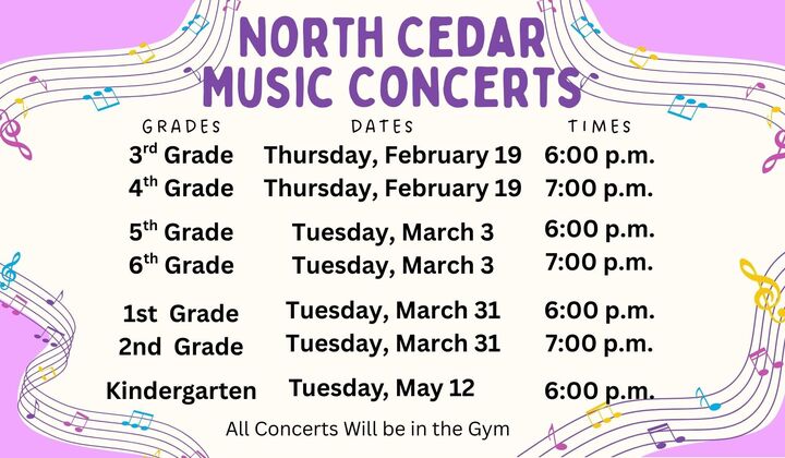North+cedar+concerts