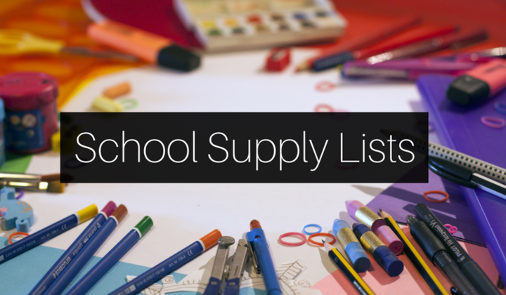 School+supply+list